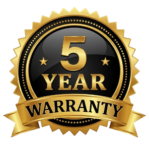 5 Year Warranty